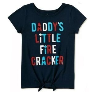 NWT. Way to Celebrate July 4th Daddy's Little Firecracker T-Shirt